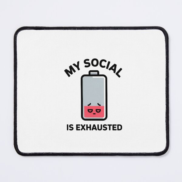 Item preview, Funny Introversion Humor Social Battery Gift designed and sold by Mr-wow.