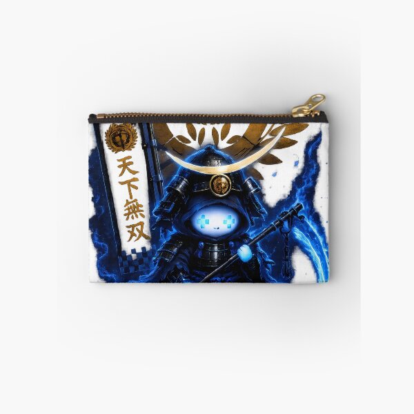 Item preview, Date Masamune Chibi Ghost Samurai Cute Kawaii One Eyed Dragon Pixel Art designed and sold by Japan-Ink-Art.