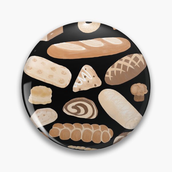 Item preview, Bread Banquet - Different Types of Bread - black background designed and sold by EcoElsa.