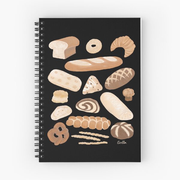 Item preview, Bread Banquet - Different Types of Bread - black background designed and sold by EcoElsa.