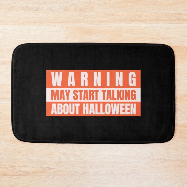 Item preview, Warning May Start Talking About Halloween designed and sold by TeePartyHost.