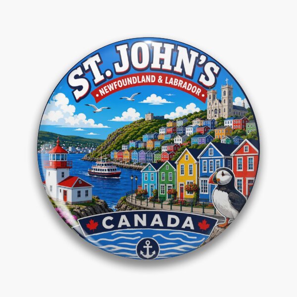 Item preview, St. John's, Newfoundland, Canada Coastal Harbor designed and sold by Myra365Art.