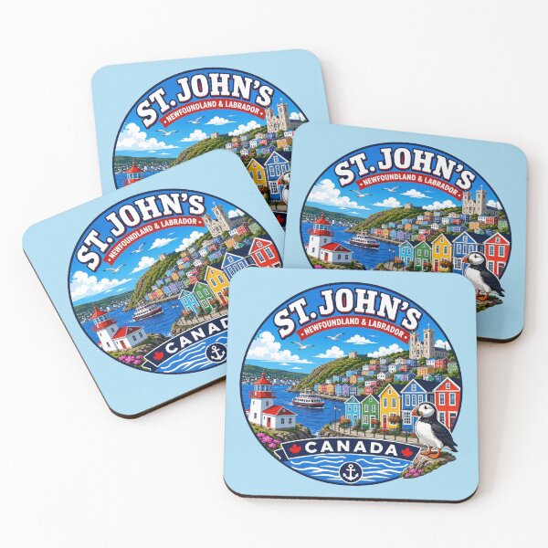 Item preview, St. John's, Newfoundland, Canada Coastal Harbor designed and sold by Myra365Art.