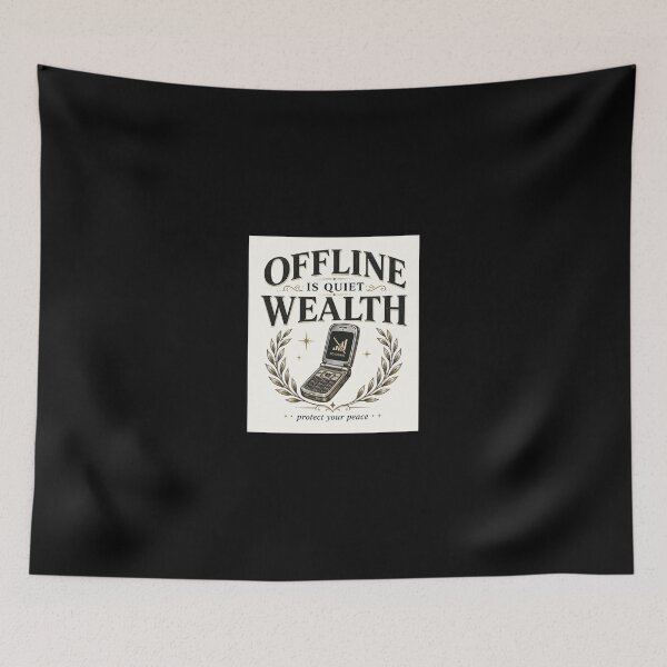 Item preview, Offline Is Quiet Wealth designed and sold by Kupeliemre.