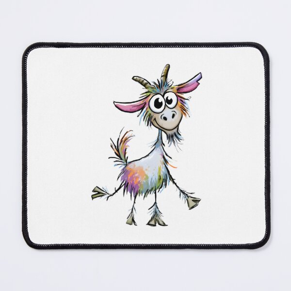 Item preview, Silly Cartoon Goat designed and sold by Retro Whimsy.