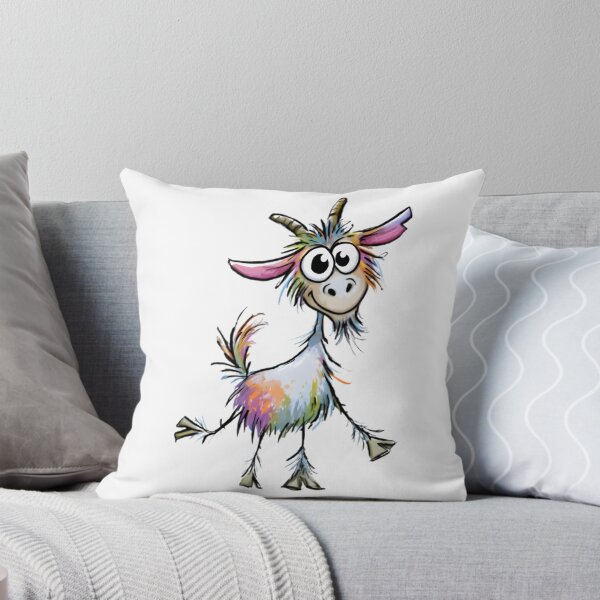 Item preview, Silly Cartoon Goat designed and sold by Retro Whimsy.