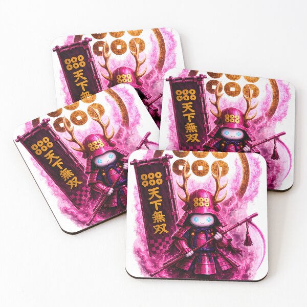 Item preview, Sanada Yukimura Chibi Ghost Samurai Cute Kawaii Japanese Warrior Pixel Art designed and sold by Japan-Ink-Art.