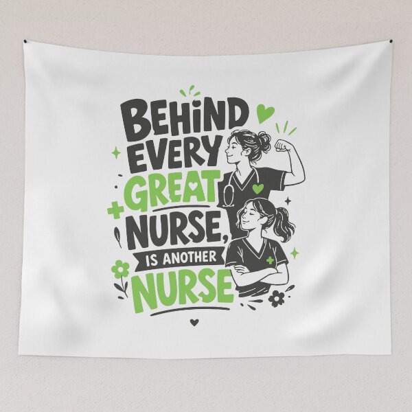 Item preview, Behind Every Great Nurse Is Another Nurse — Nurse Mentor Gift | RN Shirt designed and sold by KiwyStudio.