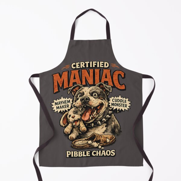 Item preview, Certified Maniac Funny Pitbull Shirt | Pibble Meme Chaos Dog Graphic Tee designed and sold by Irysek.