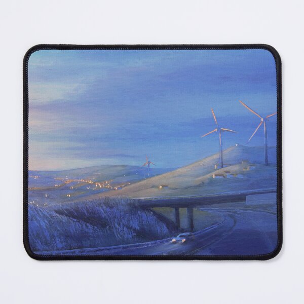 Item preview, Blue Hour Journey and Wind Turbines designed and sold by tandast.