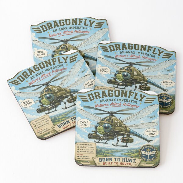 Item preview, Dragonfly AH-Anax Imperator – Nature’s Attack Helicopter designed and sold by Airimo.