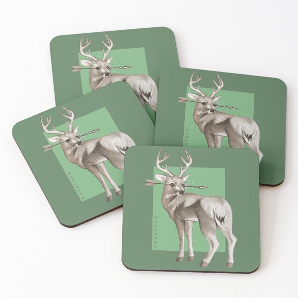 Item preview, Forest deer with arrow version 4 designed and sold by NessTheArtist.