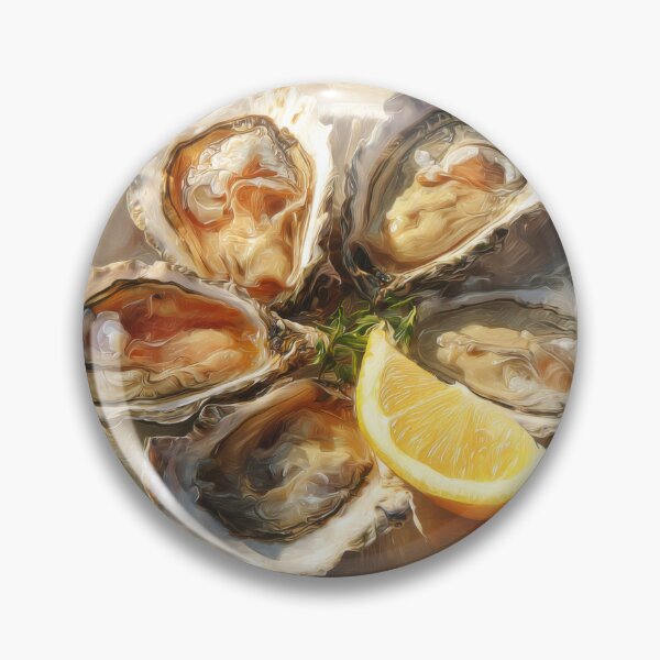 Item preview, Golden Oysters and Lemon in Morning Light designed and sold by Shannon Hilson.