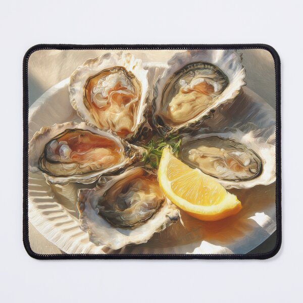 Item preview, Golden Oysters and Lemon in Morning Light designed and sold by Shannon Hilson.
