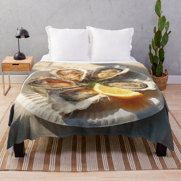 Item preview, Golden Oysters and Lemon in Morning Light designed and sold by Shannon Hilson.