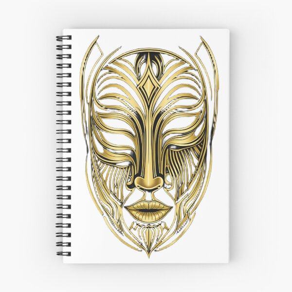 Item preview, MEMORA V2 Ancient Gold Mask | Futuristic Tribal Face Design PNG designed and sold by Memora405.