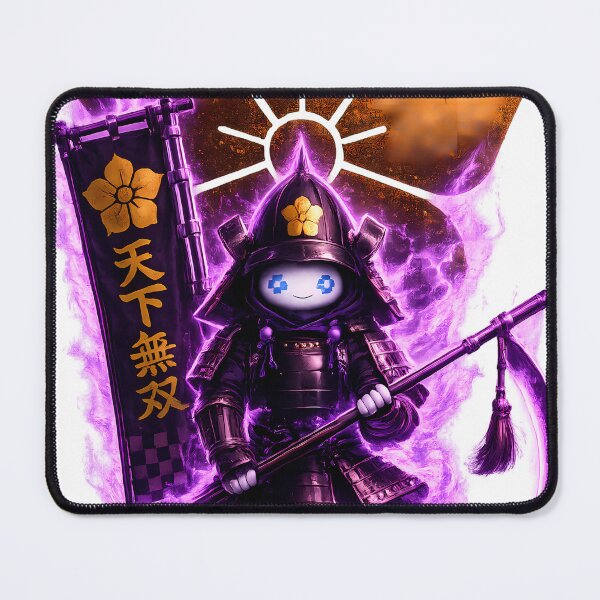Item preview, Akechi Mitsuhide Chibi Ghost Samurai Cute Kawaii Japanese Warrior Pixel Art designed and sold by Japan-Ink-Art.