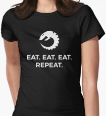 Eat Eat Eat Repeat Fitted T-Shirt
