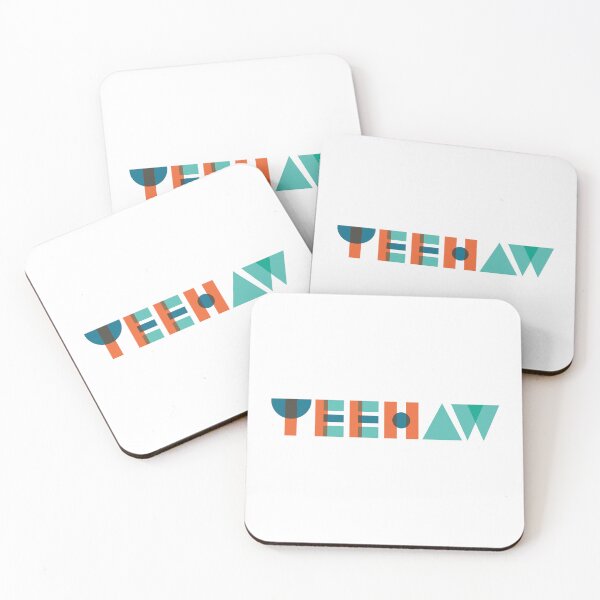 Item preview, YeeHaw Geometric Typography Art designed and sold by Cute Like Candy Corn.