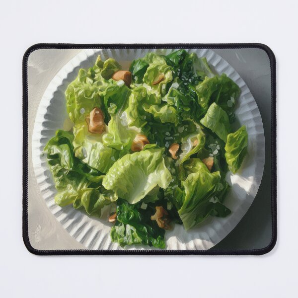 Item preview, Fresh Green Salad with Croutons in Soft Light designed and sold by Shannon Hilson.