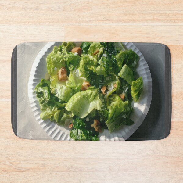 Item preview, Fresh Green Salad with Croutons in Soft Light designed and sold by Shannon Hilson.
