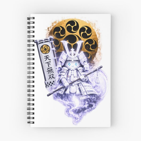 Item preview, Miyamoto Musashi Chibi Ghost Samurai Cute Kawaii Sword Saint Pixel Art designed and sold by Japan-Ink-Art.