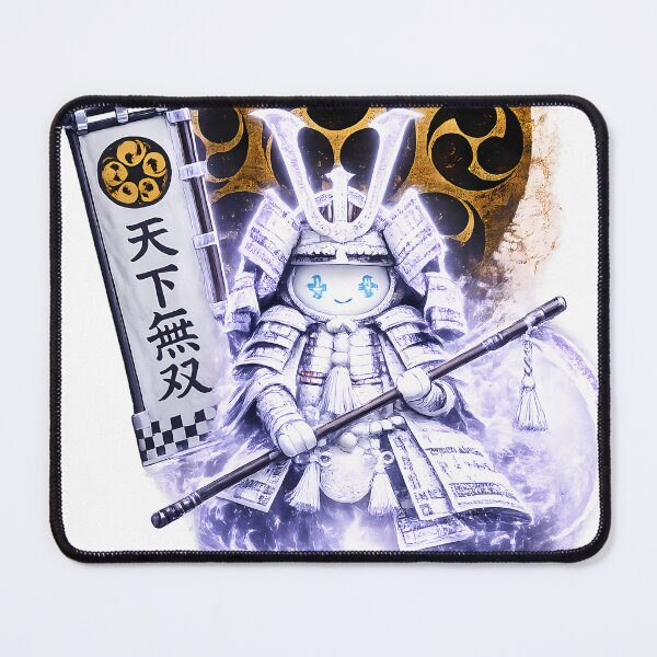Item preview, Miyamoto Musashi Chibi Ghost Samurai Cute Kawaii Sword Saint Pixel Art designed and sold by Japan-Ink-Art.