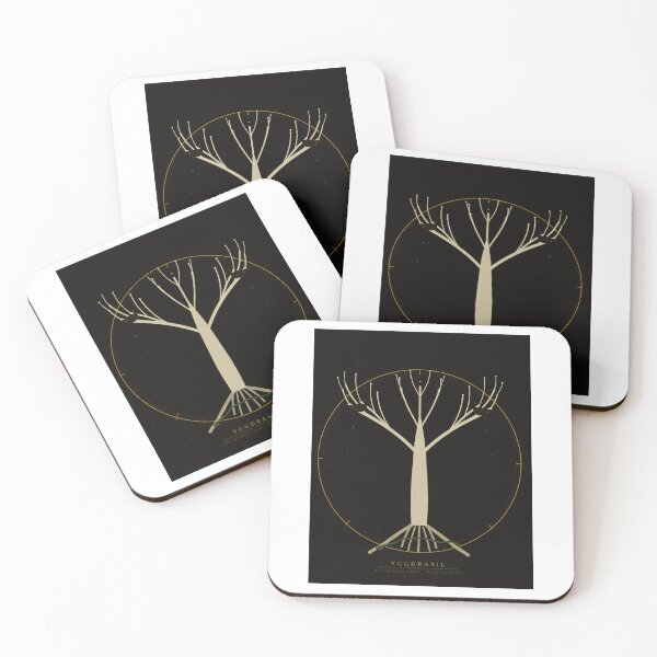 Item preview, Yggdrasil Norse World Tree Mythology Dark Art designed and sold by Kupeliemre.