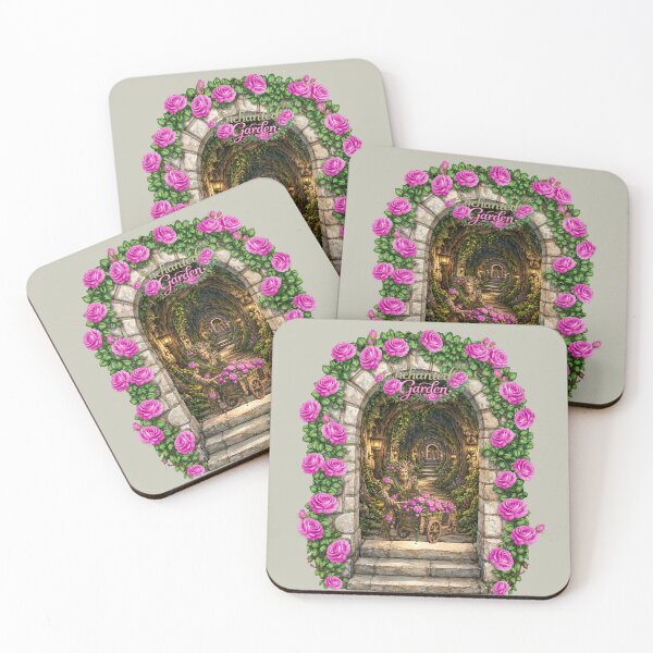Item preview, Enchanted Garden Tunnel – Magical Rose Fantasy Art designed and sold by Aimetoi.