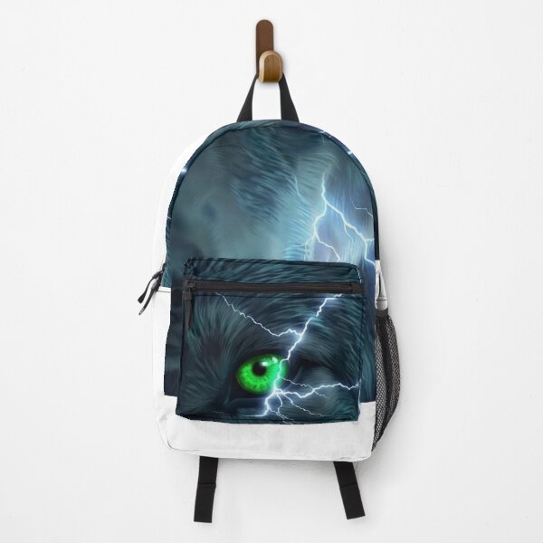 Item preview, Electric Storm Wolf with Emerald Green Eye designed and sold by RoyalDeluxGo.