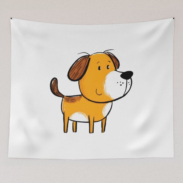 Item preview, Cute Happy Dog designed and sold by Retro Whimsy.