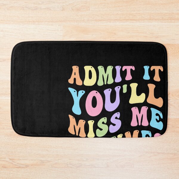 Item preview, Admit It You’ll Miss Me This Summer Retro Funny Quote designed and sold by designclub.