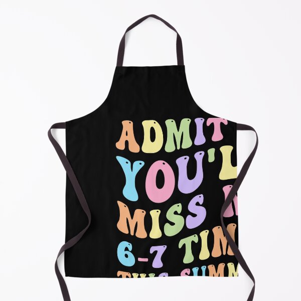 Item preview, Admit It You’ll Miss Me This Summer Retro Funny Quote designed and sold by designclub.