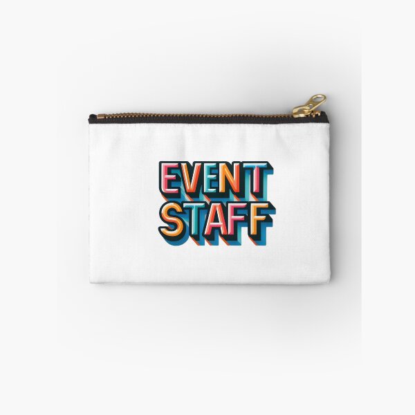 Item preview, Retro Event Staff Color Shadow Typography designed and sold by Apex Designs.