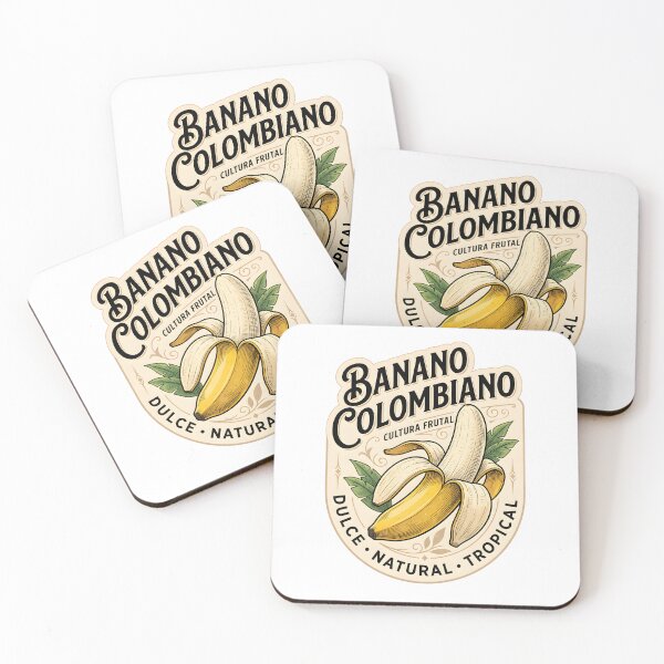 Item preview, Colombian Banana — Colombian Banana Art | Tropical Fruit designed and sold by ColombianaShop.