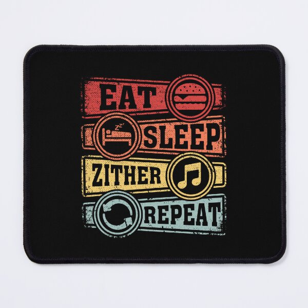 Item preview, Eat Sleep Zither Repeat designed and sold by GabbyKash.