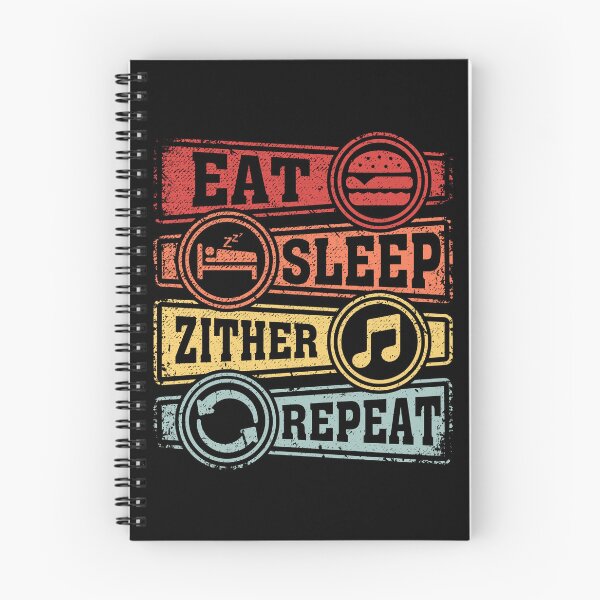Item preview, Eat Sleep Zither Repeat designed and sold by GabbyKash.