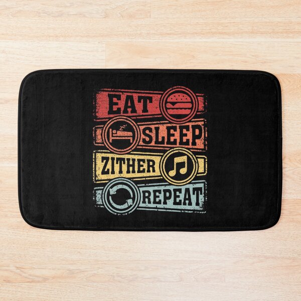 Item preview, Eat Sleep Zither Repeat designed and sold by GabbyKash.