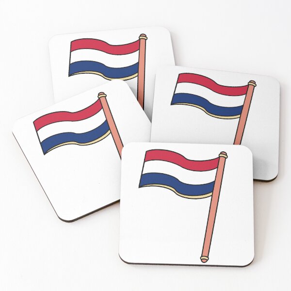 Item preview, Dutch Flag Sticker | Postcards from Amsterdam Collection designed and sold by PinkPeelUK.