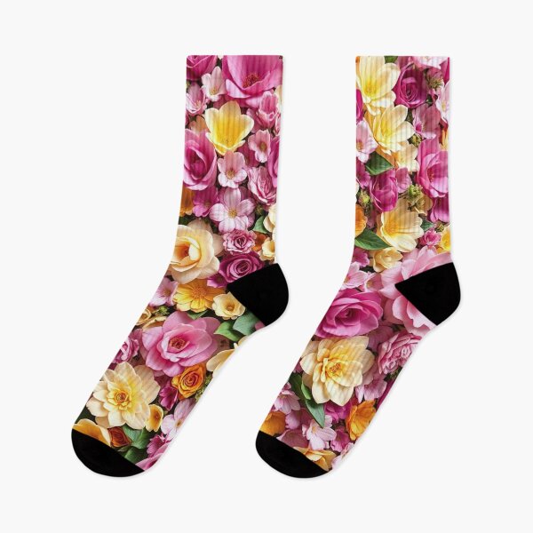 Item preview, Vibrant Floral Bloom Garden Pattern designed and sold by IntelliMindDesigns.