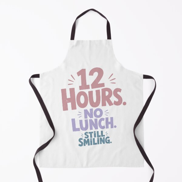 Item preview, 12 Hours No Lunch Still Smiling — Funny Nurse Gift Tote bag | Nurse Life Humor Shirt for RN designed and sold by KiwyStudio.