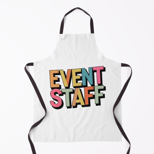 Item preview, Bold Pastel Event Staff Typography designed and sold by Apex Designs.