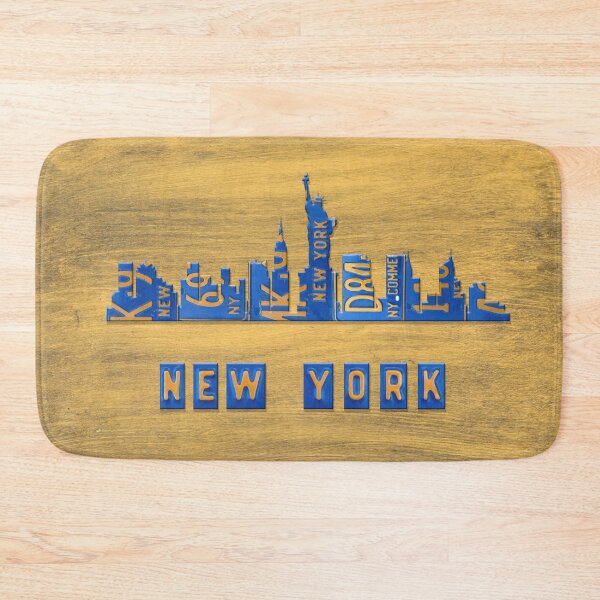 Item preview, New York License Plate Skyline 02 designed and sold by Elisabeth Lucas.