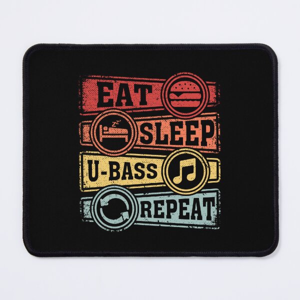 Item preview, Eat Sleep U-bass Repeat designed and sold by GabbyKash.