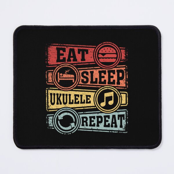 Item preview, Eat Sleep Ukulele Repeat designed and sold by GabbyKash.