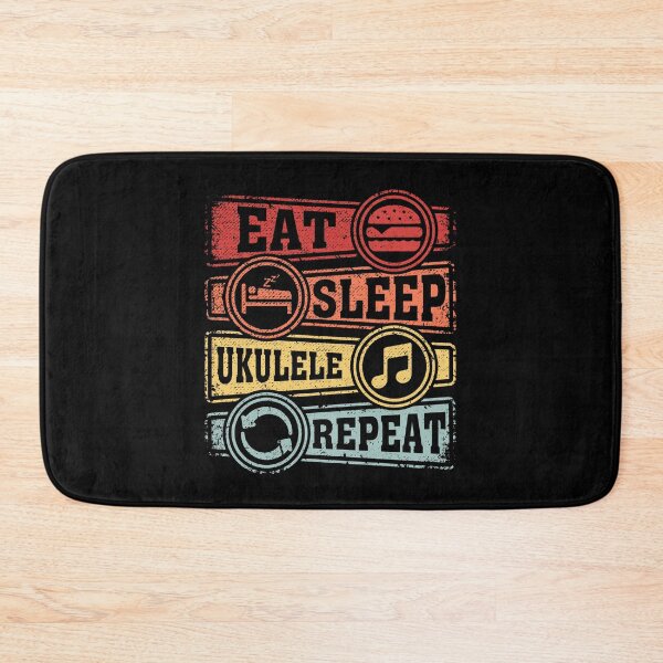 Item preview, Eat Sleep Ukulele Repeat designed and sold by GabbyKash.