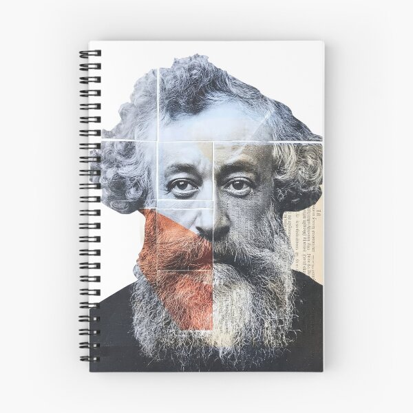 Item preview, Jules Verne – Literary Collage Portrait Art Print | Science Fiction Adventure Poster designed and sold by OzzFrequency.