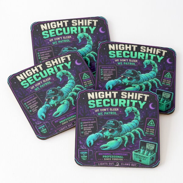 Item preview, Night Shift Security – UV Certified Scorpion designed and sold by Airimo.
