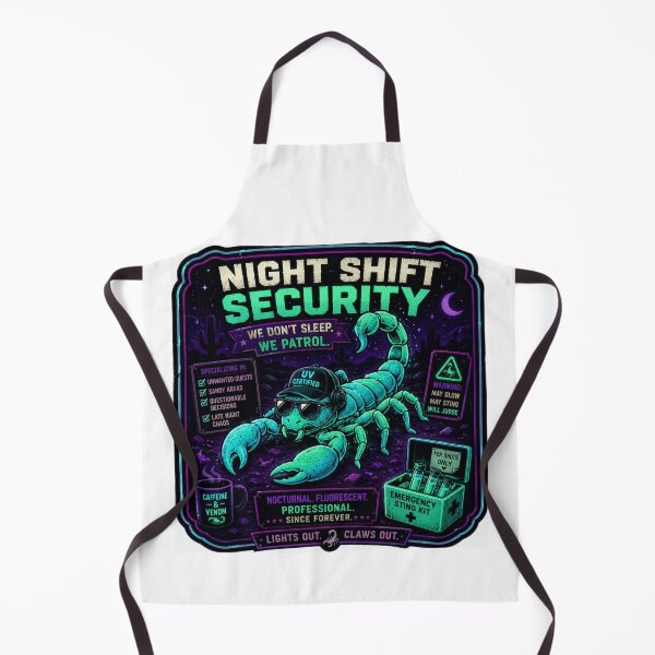 Item preview, Night Shift Security – UV Certified Scorpion designed and sold by Airimo.