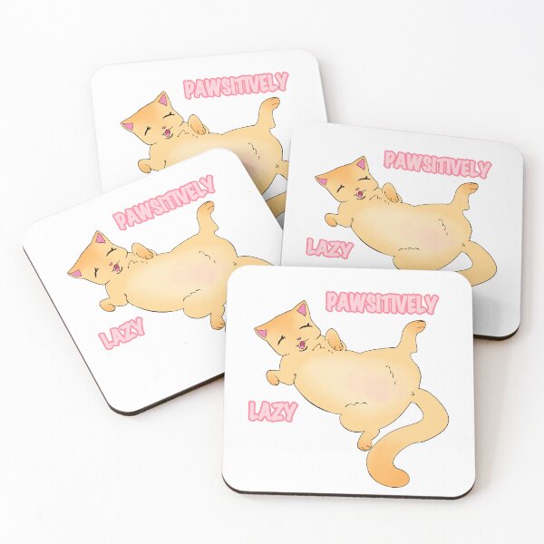 Item preview, Pawsitively Lazy Blonde Cat designed and sold by applezilla.